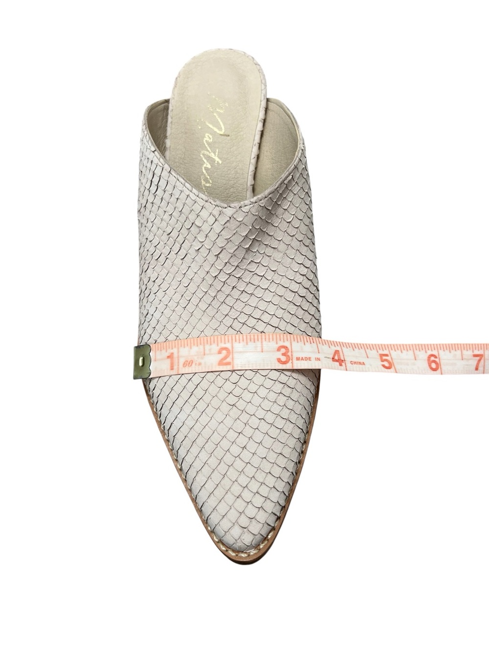 MATISSE CAMMY POINTED TOE MULE in blush snake size 6.5 Women’s - Picture 2 of 10